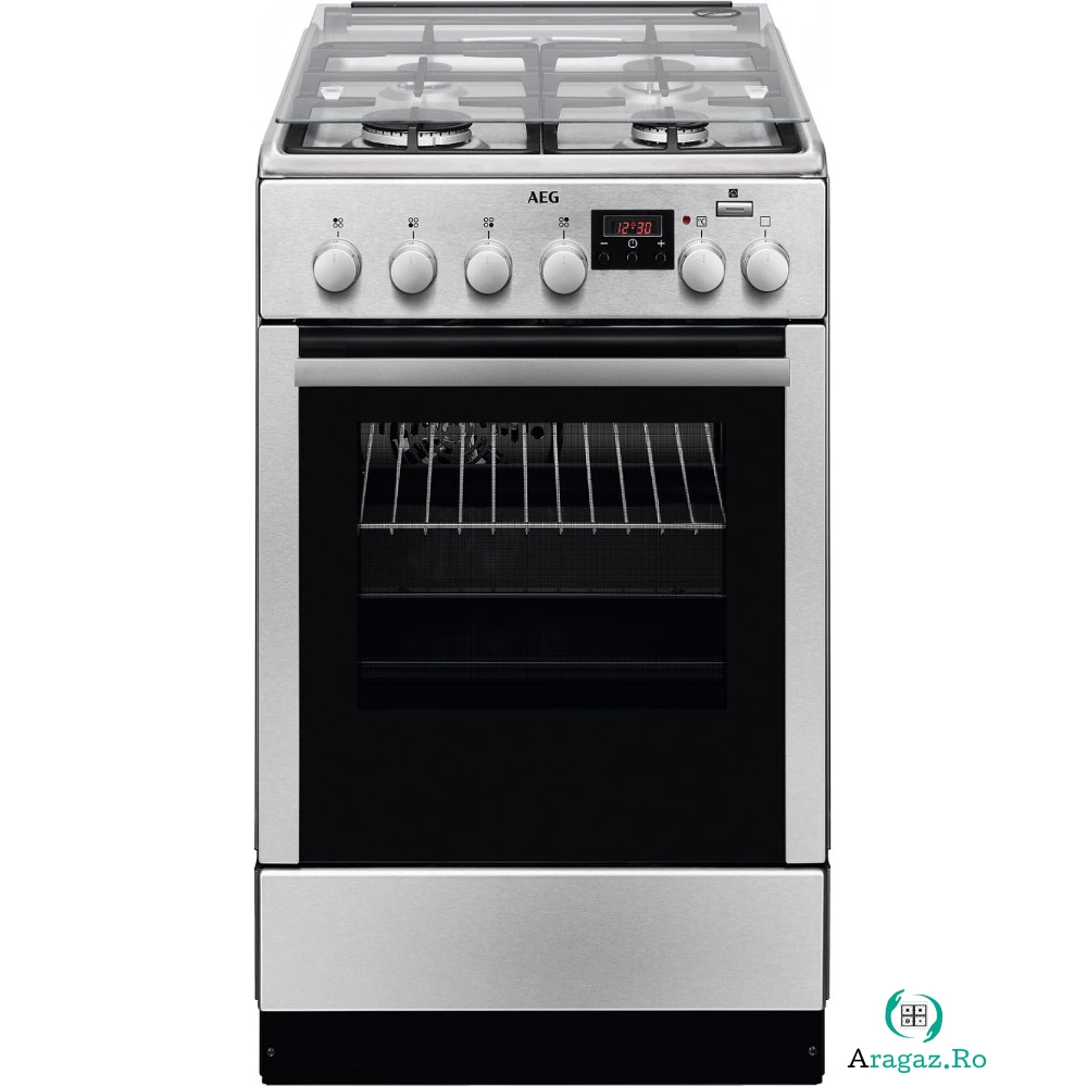 Aragaz mixt AEG CKB56401BX, Cuptor electric, 4 arzatoare