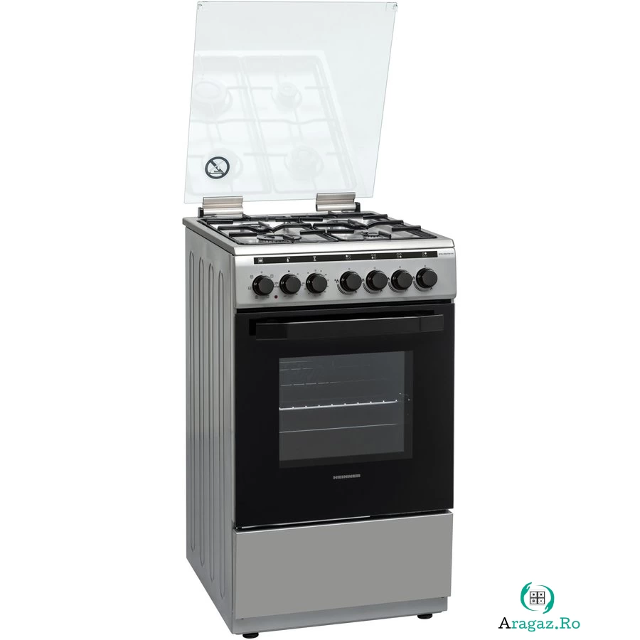 Aragaz Mixt HFSC-V60LITGC-SS 4 arzatoare 60 Litri Inox la 1,335.99 lei ron