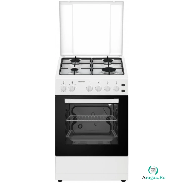 Aragaz HFSC-S60LITGWH 4 Arzatoare White