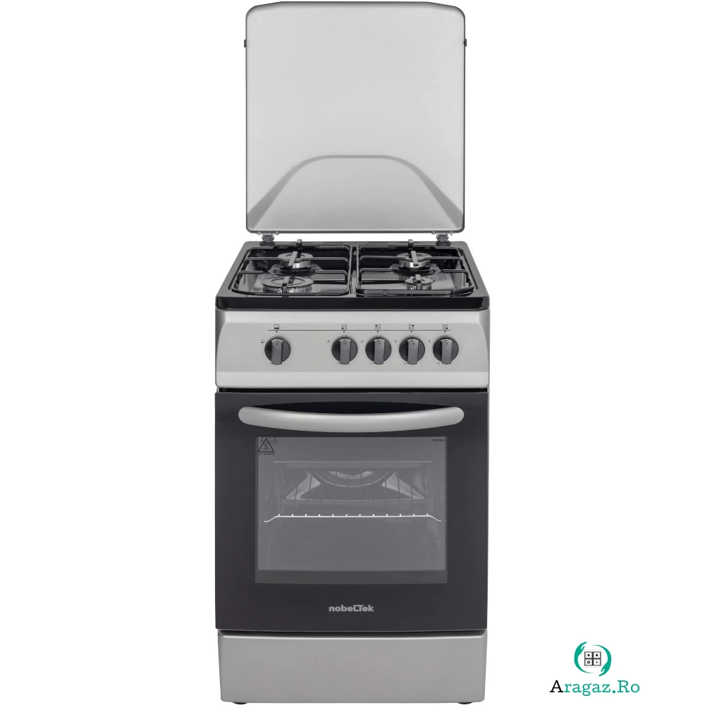Aragaz pe Gaz NobelTek NLT 5601S/G1, 4 arzatoare la 899.99 lei ron