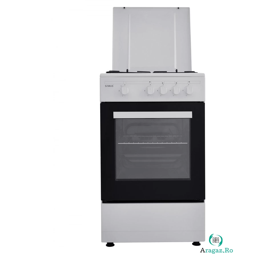 Aragaz SM 450 ANS gaz 4 arzatoare Alb la 718.99 lei ron