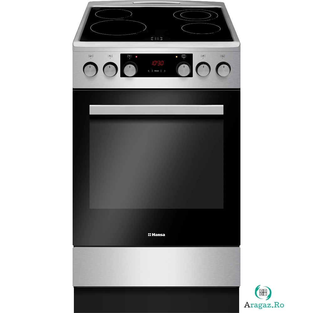 Aragaz electric Hansa FCCX59493, Vitroceramica, Grill, Clasa A la 2,329.99 lei ron