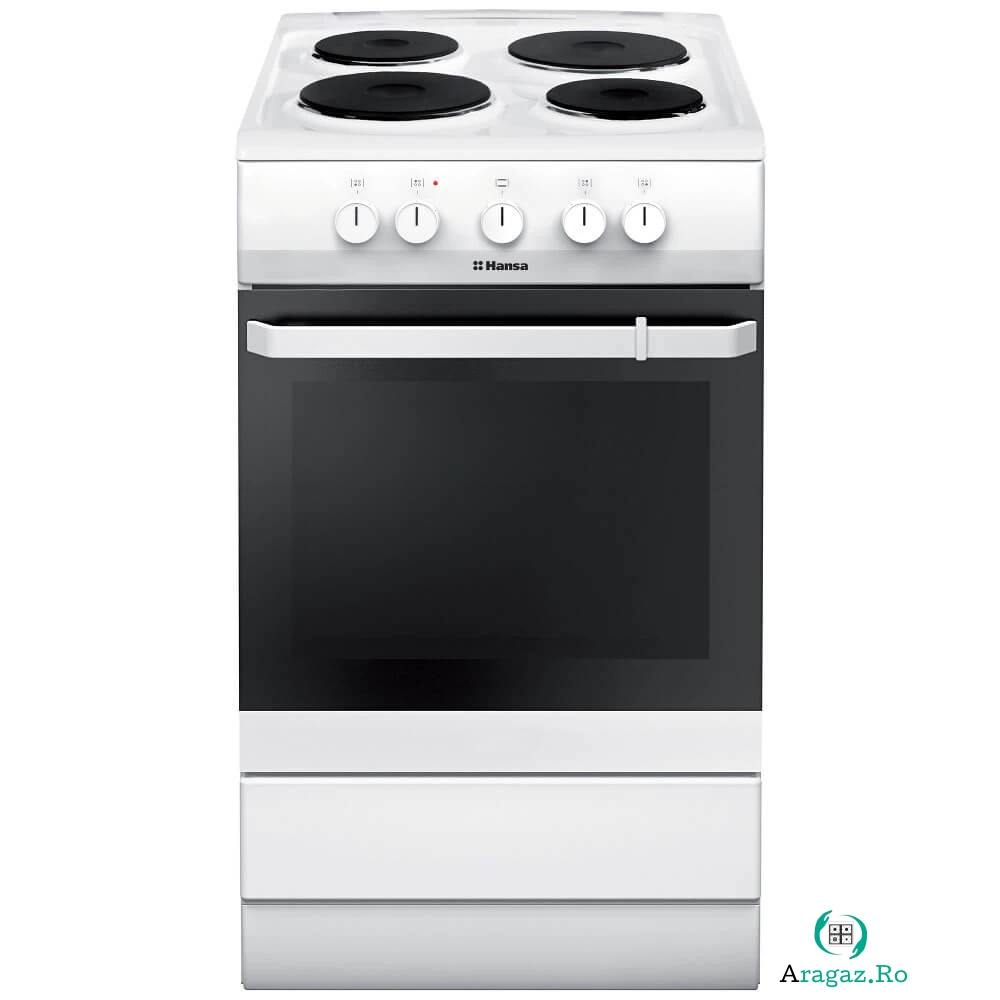Aragaz electric Hansa FCEW53001, 4 zone de gatit, Clasa A la 1,099.99 lei ron
